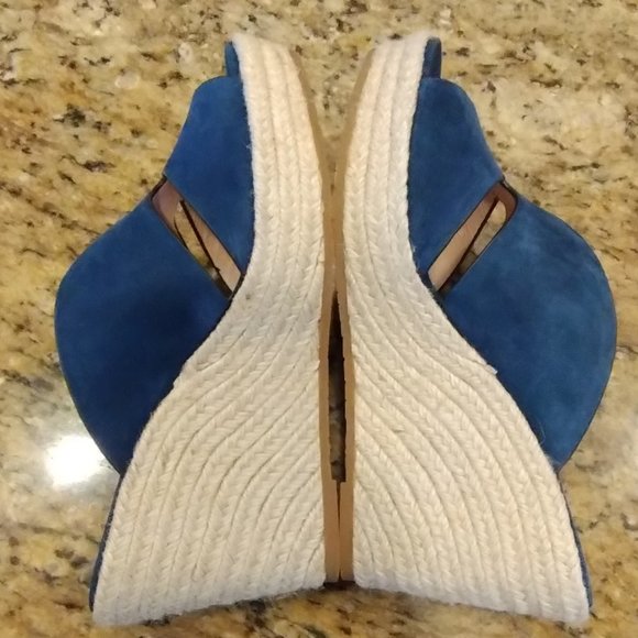 Kate Spade New York Tropez Espadrille Wedges Size 9B - Picture 5 of 15
